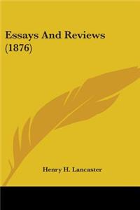 Essays And Reviews (1876)