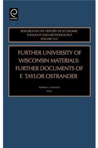 Further University of Wisconsin Materials