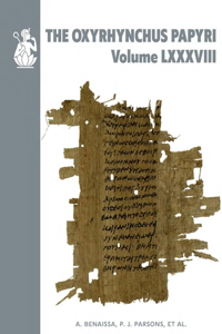 The Oxyrhynchus Papyri Volume LXXXVIII