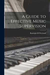 Guide to Effective Music Supervision