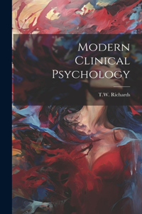 Modern Clinical Psychology