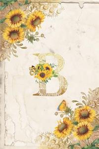Vintage Sunflower Notebook