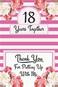 18th Anniversary Journal