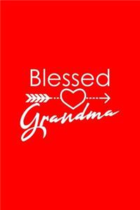 Blessed Grandma: Dot Grid Journal - Blessed Grandma Black Funny Grandmom Family Grandmother Gift - Red Dotted Diary, Planner, Gratitude, Writing, Travel, Goal, Bulle