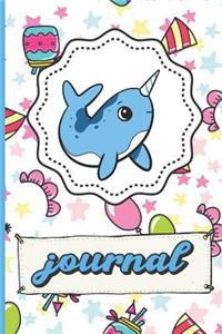 Narwhal Birthday Party Journal