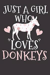 Donkey Girl Gift Notebook