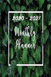 2020-2021 Monthly Planner