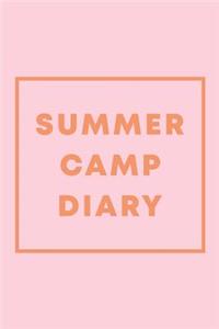 Summer Camp Diary