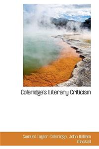 Coleridge's Literary Criticism
