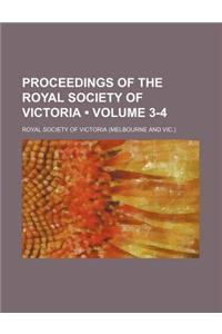 Proceedings of the Royal Society of Victoria (Volume 3-4)