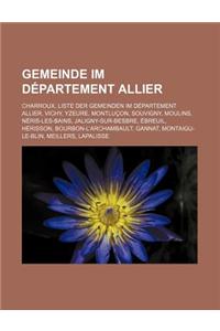 Gemeinde Im Departement Allier