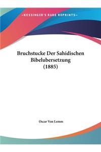 Bruchstucke Der Sahidischen Bibelubersetzung (1885)