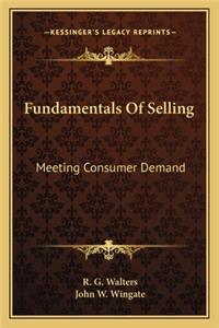 Fundamentals of Selling