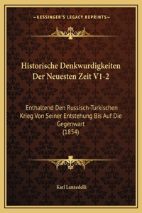 Historische Denkwurdigkeiten Der Neuesten Zeit V1-2
