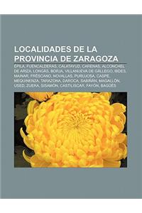 Localidades de La Provincia de Zaragoza