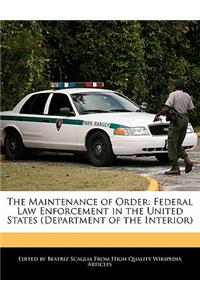 The Maintenance of Order