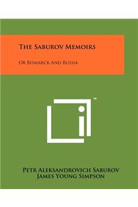 Saburov Memoirs