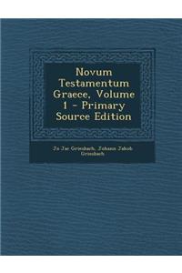 Novum Testamentum Graece, Volume 1