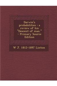 Darwin's Probabilities