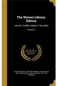 Warner Library. Editors