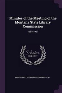 Minutes of the Meeting of the Montana State Library Commission