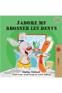 J'adore me brosser les dents