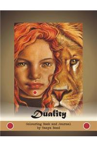 DUALITY - colouring book and journal by Tanya Bond