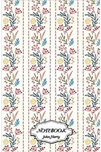 Notebook Journal Dot-grid,graph,lined,blank No Lined - Flower Design: Small Pocket Notebook / Journal / Diary