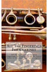 All The Fingerings For Clarinet