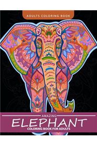 Elephant Coloring Book for Adults