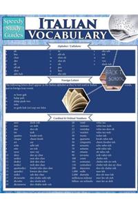 Italian Vocabulary (Speedy Study Guides: Academic)