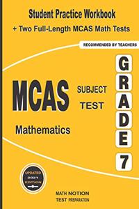 MCAS Subject Test Mathematics Grade 7