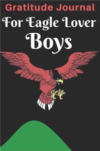 Gratitude Journal For Eagle Lover Boys