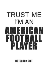 American football player Notebook
