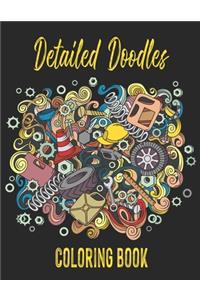 Detailed Doodles Coloring Book