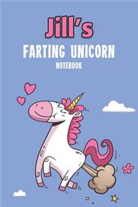 Jill's Farting Unicorn Notebook