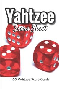 Yahtzee Score Sheets