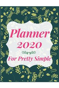 Planner 2020 for Pretty Simple