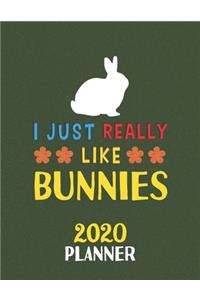 I Just Really Like Bunnies 2020 Planner