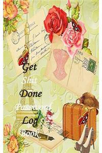 Get Shit Done Password Log book