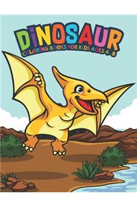 Dinosaur Coloring Books For Kids Ages 4-8