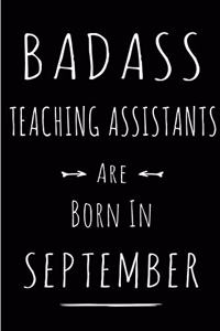 Badass Teaching Assistants Are Born In September
