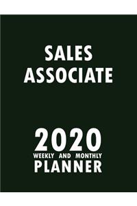 Sales Associate 2020 Weekly and Monthly Planner