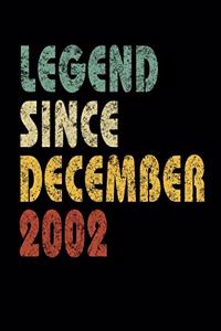 Legend Since December 2002