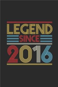 Legend Since 2016