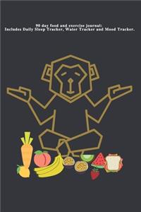 90 day Food and Exercise Journal