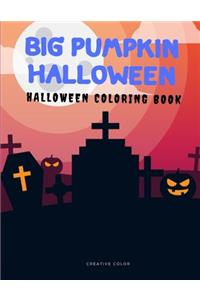 Big Pumpkin Halloween Halloween Coloring Book