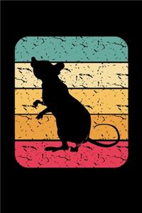 Retro Mouse Rat Silhouette