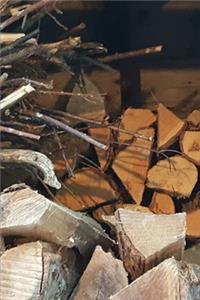 2020 Weekly Planner Rustic Firewood Sticks Woodshed Photo 134 Pages