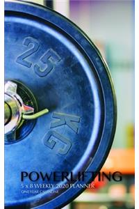 Powerlifting 5 x 8 Weekly 2020 Planner
